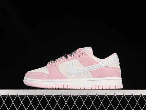 All categories Nk SB Dunk series Nk SB Dunk Low low-top sneakers Nk Dunk Low "Pink Suede" pink and blue color SB dunk series low-top casual sports skateboard shoes DV3054-600